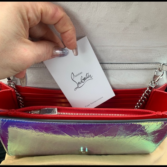 Christian Louboutin Loubisky Clutch NWT - Picture 6 of 8